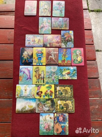 Календарики СССР переливные