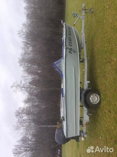 Прогресс4 с мотором yamaha 40 с прицупом