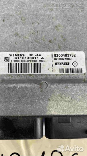 Блок управления двигателем для Renault Logan 1 200