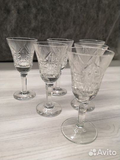 Хрустальные бокалы СССР