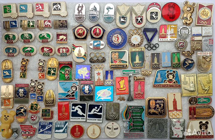 Шахматы Спорт Бокс Атлетика Олимпиада Мишки 1980