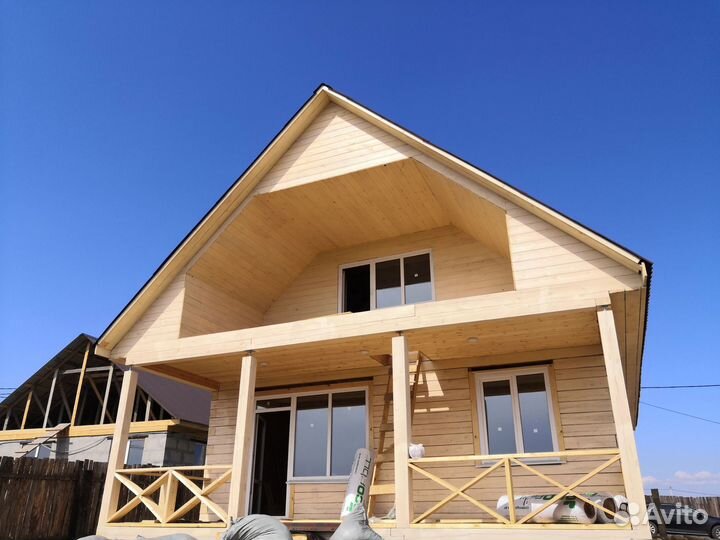 Строительство домов из бруса и газобетона