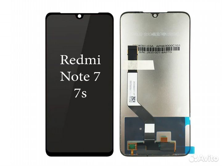 Новый дисплей с установкой Xiaomi Redmi Note 7/7S