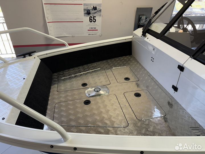 Лодка Volzhanka 50 fish с мотором yamer EF60fuel в