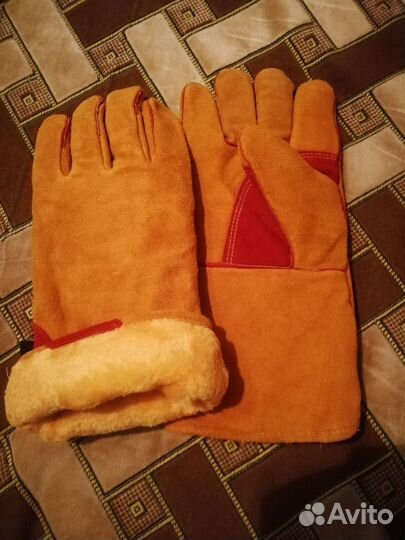 Краги для сварки спилковые 