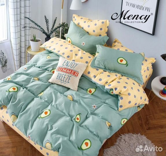 Комплект постельного белья 1.5 спальный Сатин