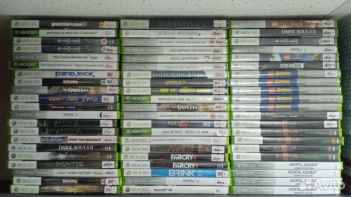 Диски Xbox 360 лицензия