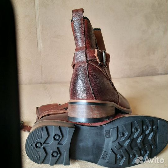 Полусапоги мужские кожаные 43.5