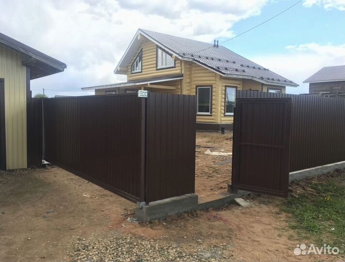 Заборы из профнастила от производителя