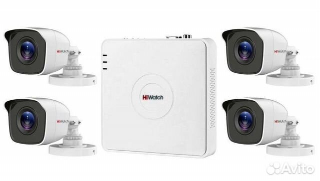Комплект видеонаблюдения HiWatch 2mp