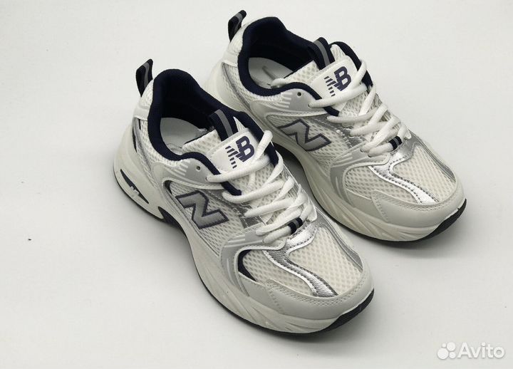 NB 530: Женские, белые, 36-41, элегантность