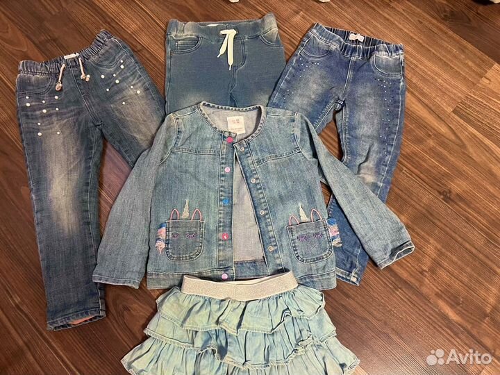 Вещи пакетом на девочку 4-5 лет