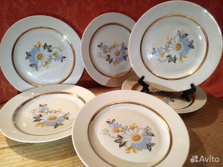 Тарелки пирожковые Дулево, Вербилки СССР