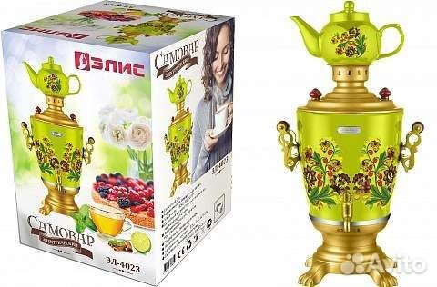 Самовар электрический Элис 4л эл-4023