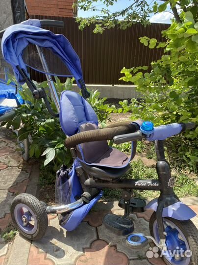 Велосипед коляска с ручкой