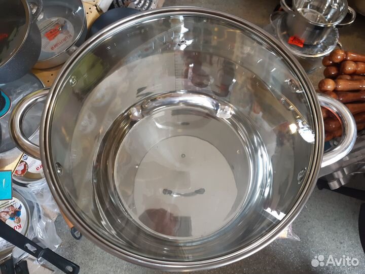 Кастрюля нержавейка 9 литров
