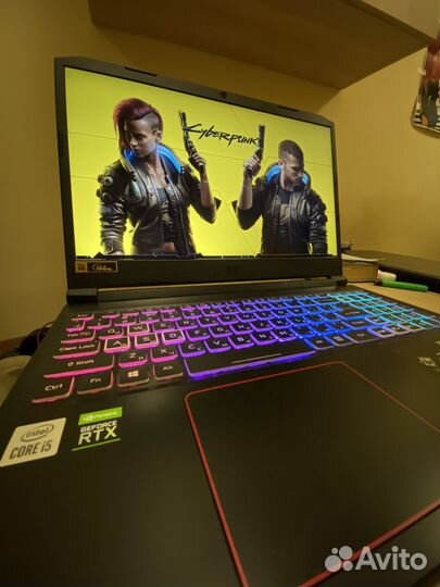 Игровой Acer nitro RTX3060/i5-10300H/16RAM/144GHz