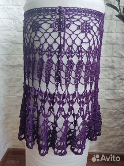 Юбка вязаная крючком