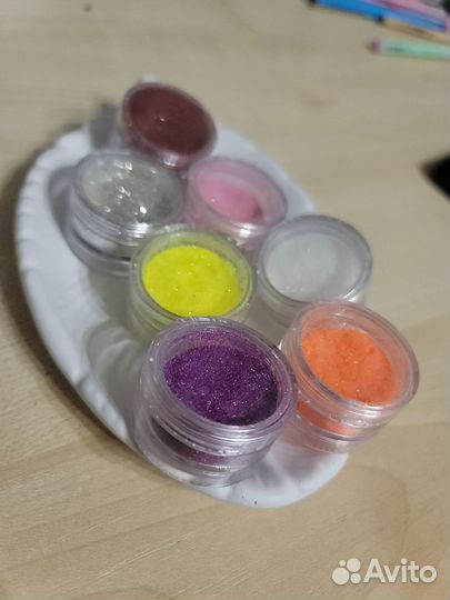 Блестки для дизайна ногтей пакетом