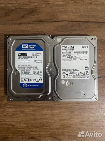 Жесткие диски 500 и 320гб