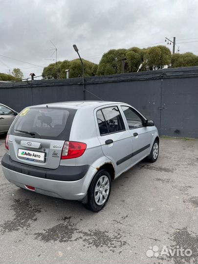 Hyundai Getz 1.4 МТ, 2008, битый, 175 000 км