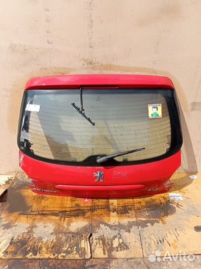Крышка багажника пежо 206 хэтчбек