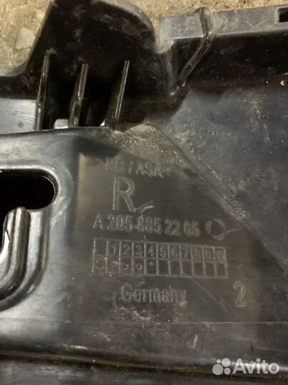 Кронштейн заднего бампера Mercedes C class W205