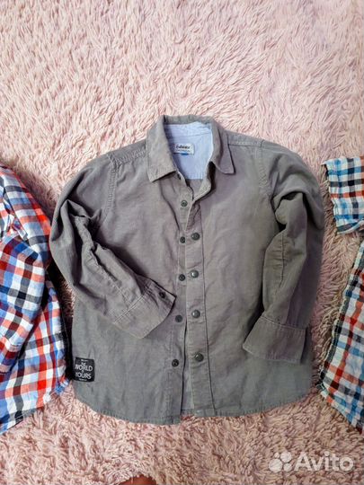 Рубашки на мальчика пакетом 2-4 года
