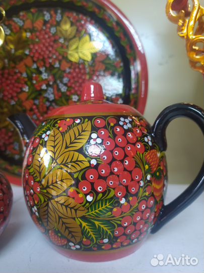 Самовар электрический расписной