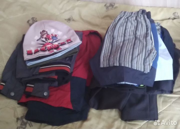 Вещи пакетом на мальчика рост 134 140