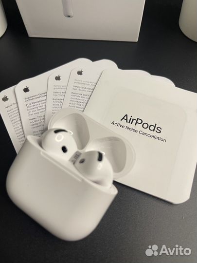 Airpods 4 с шумоподавлением