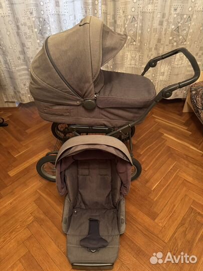 Коляска inglesina sofia denim на шасси ergo bike