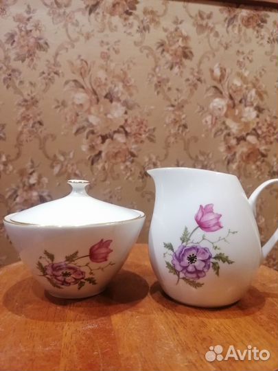 Сахарница + молочник/сливочник