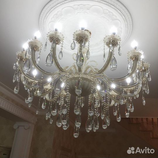 Установка Люстр