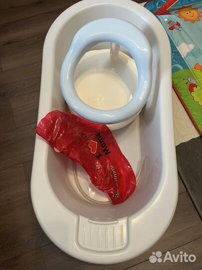 Ванночка для купания bebe jou, стульчик и круг