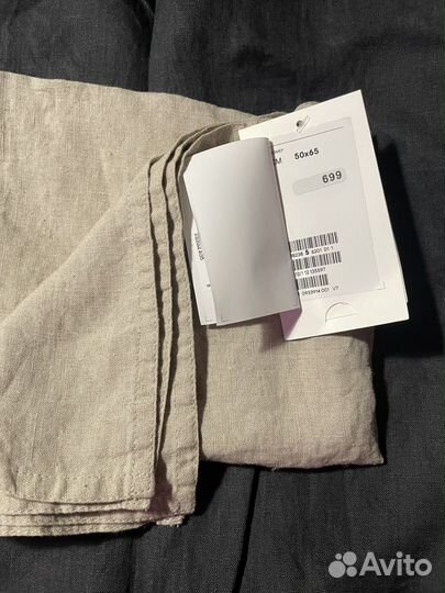 Полотенце hm home 100% лен 50*65