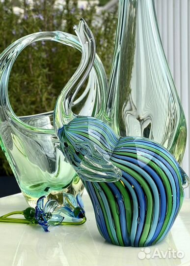 Статуэтка Слоник. Муранское стекло