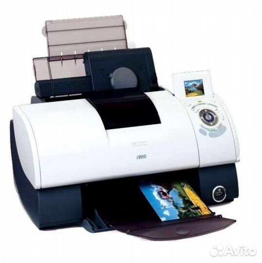 Фотопринтер струйный Canon i905D +картриджи+краска