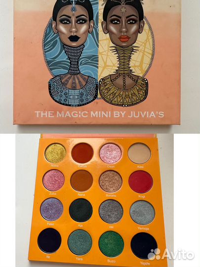 Палетка теней too faced