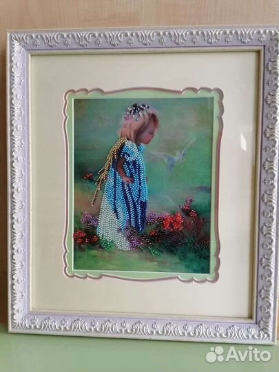 Ангелочек с голубем