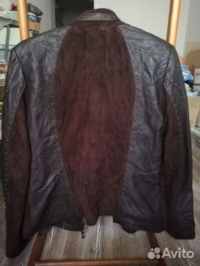 Куртка кожаная женская 44