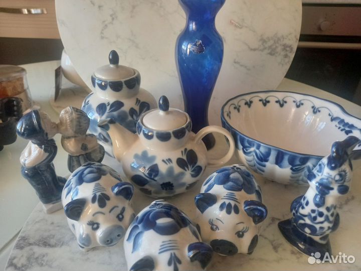 Фигурки гжель