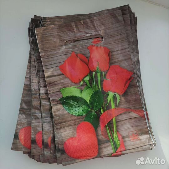 Пакет подарочный 20х30см, 30мкм