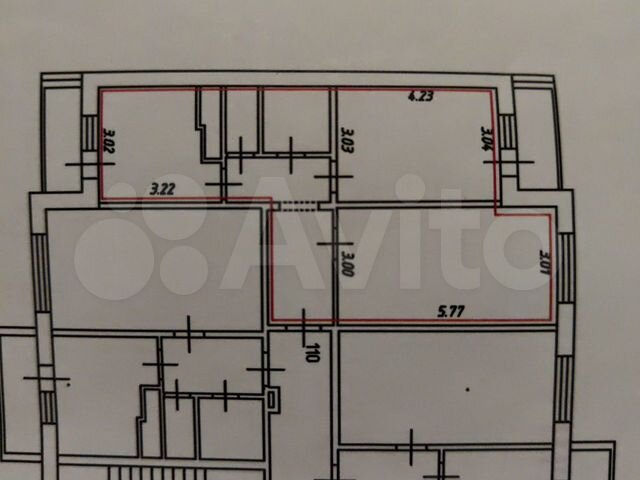 2-к. квартира, 51,4 м², 5/5 эт.