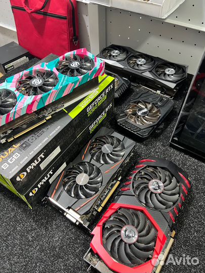 Видеокарты игровые GTX, RX, RTX