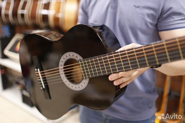 Классическая гитара для начинающих + Аксессуары