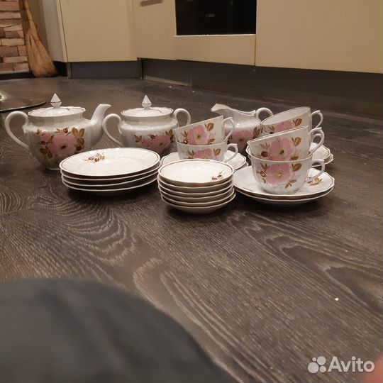 Чайный сервиз Вербилки дфз 1962 г