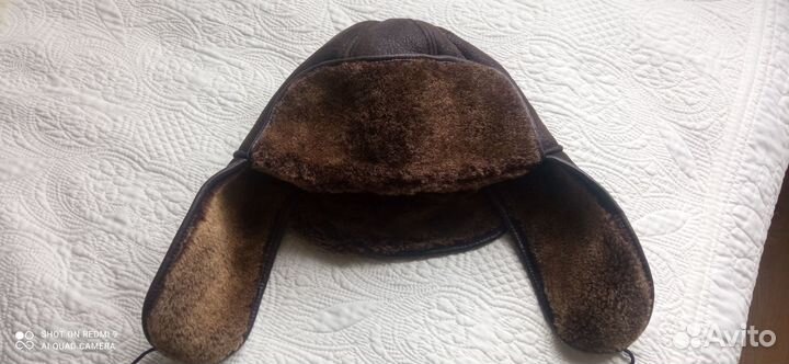 Шапка ушанка женская натуральный мех