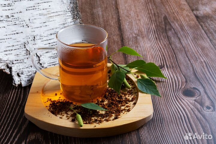 Чага с каркаде и ванилью