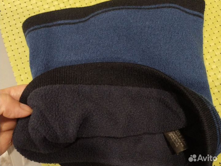 Комплект шапка и снуд зимний для мальчика